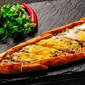 Kıymalı Yumurtalı Pide (200 gr.)