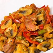 Mantarlı Tavuk Sote (200 gr.)