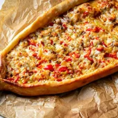 Tavuklu Kaşarlı Pide (200 gr.)